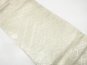 佐賀錦　幾何学模様織り出し全通袋帯